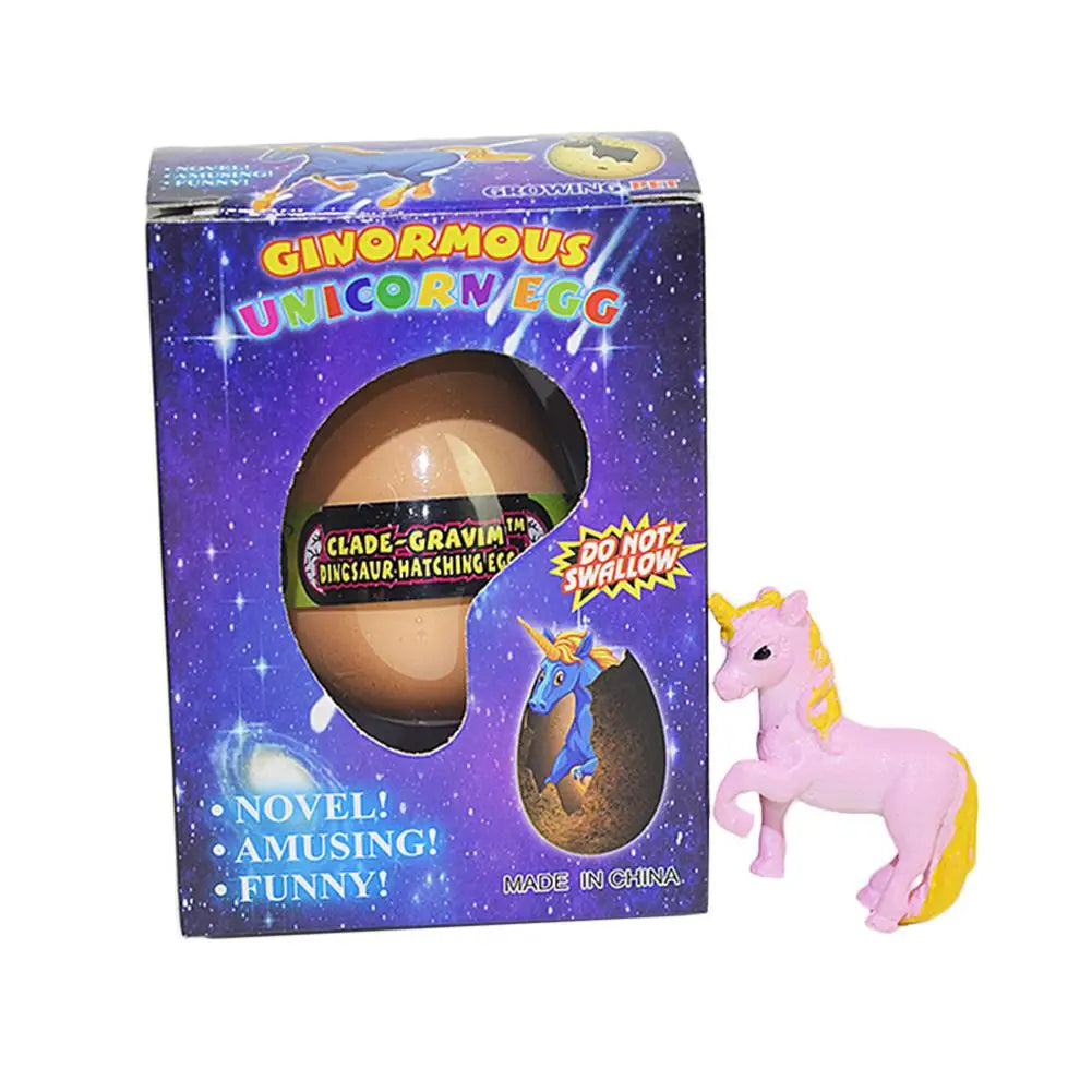 1Pcs Magic Novelty Toys Water Growing Mermaid/Unicorn Eggs Hatching in Water Easter Eggs Children Kids Fun Toy Birthday Gift