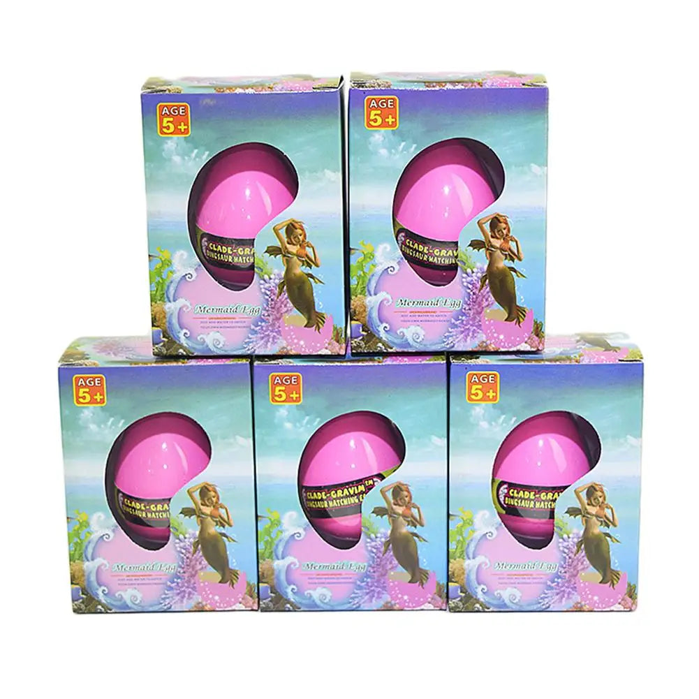 1Pcs Magic Novelty Toys Water Growing Mermaid/Unicorn Eggs Hatching in Water Easter Eggs Children Kids Fun Toy Birthday Gift