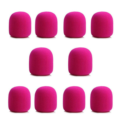 10Pcs Microphone Foam Cover Handheld Stage Microphone Windscreen Sponge Foam Mic Cover Karaoke DJ Sales Microphone CAP