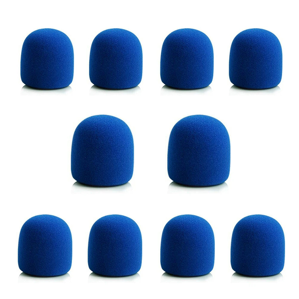 10Pcs Microphone Foam Cover Handheld Stage Microphone Windscreen Sponge Foam Mic Cover Karaoke DJ Sales Microphone CAP