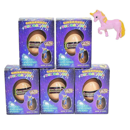 1Pcs Magic Novelty Toys Water Growing Mermaid/Unicorn Eggs Hatching in Water Easter Eggs Children Kids Fun Toy Birthday Gift