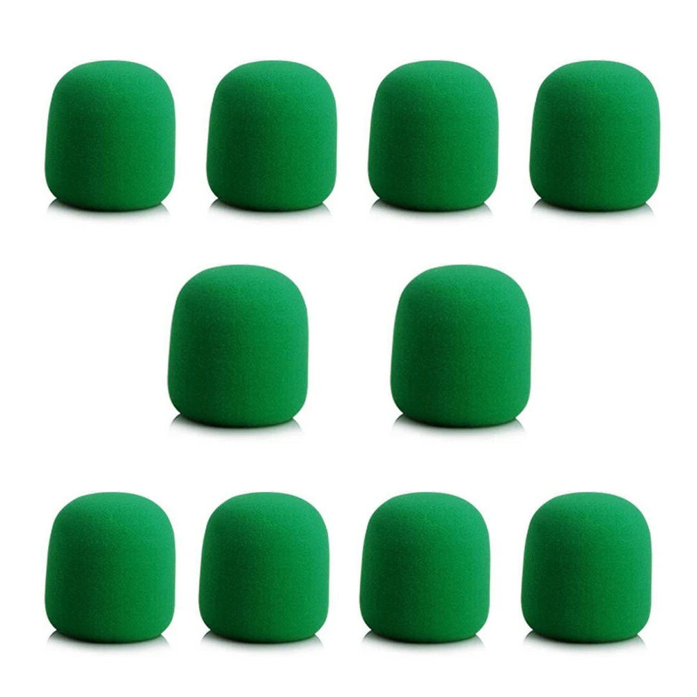 10Pcs Microphone Foam Cover Handheld Stage Microphone Windscreen Sponge Foam Mic Cover Karaoke DJ Sales Microphone CAP