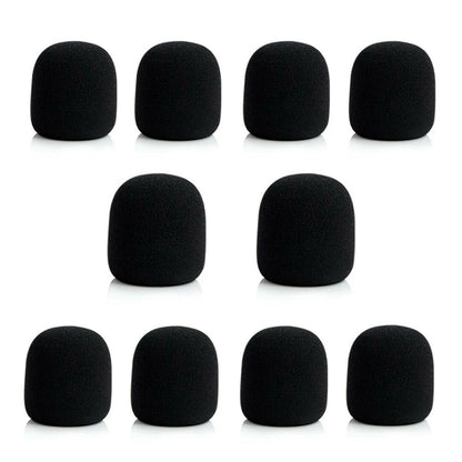 10Pcs Microphone Foam Cover Handheld Stage Microphone Windscreen Sponge Foam Mic Cover Karaoke DJ Sales Microphone CAP