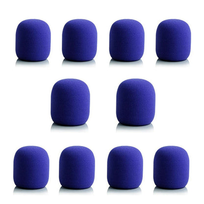 10Pcs Microphone Foam Cover Handheld Stage Microphone Windscreen Sponge Foam Mic Cover Karaoke DJ Sales Microphone CAP